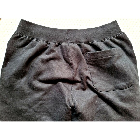 NWT Champion Reverse Weave BLACK Fleece Sweatpant Joggers with Pockets, M - Picture 4 of 6